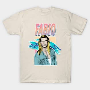 Fabio Aesthetic 90s Style Design T-Shirt